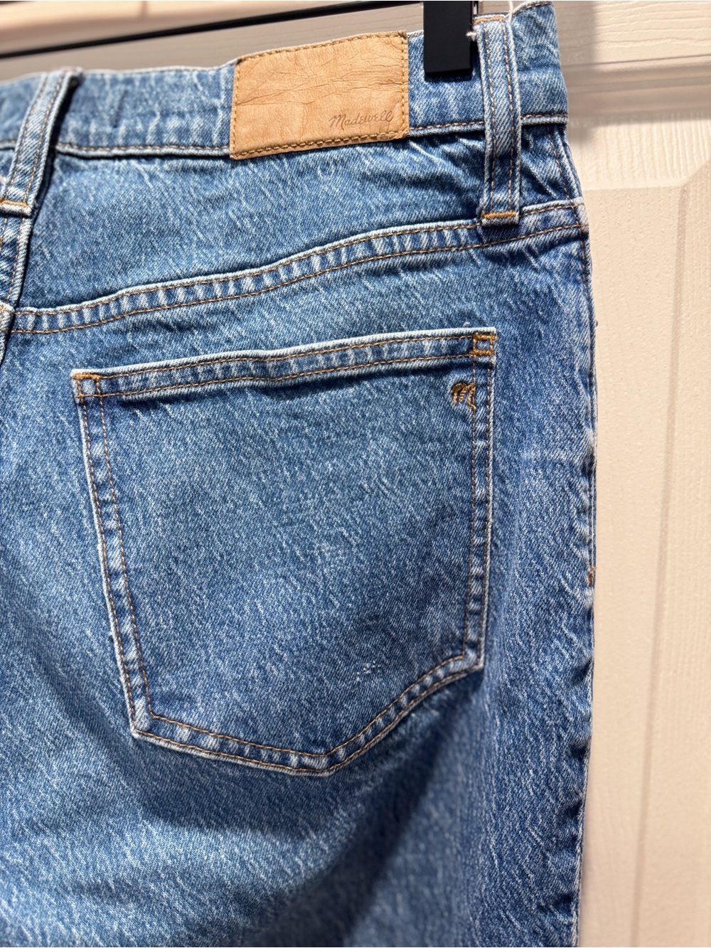 Madewell The Perfect Vintage Jean High Rise Straight Leg Blue Denim Size 27 - Picture 9 of 11